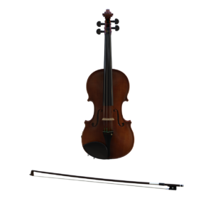 Elegant Acoustic Violin with Bow - Rich Tone & Classic Finish