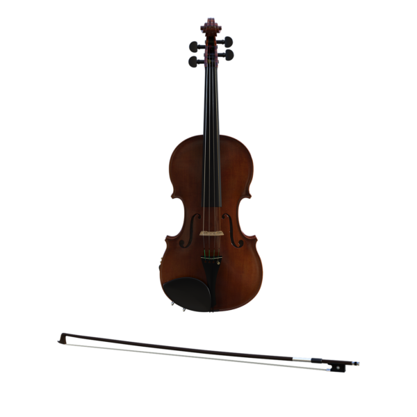 Elegant Acoustic Violin with Bow - Rich Tone & Classic Finish