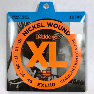 D'Addario EXL110 Nickel Wound Electric Guitar Strings - Regular Light (10-46)